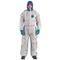 Coverall disposable AlphaTec®1800 CMF HOOD SMS BACK hooded model 111